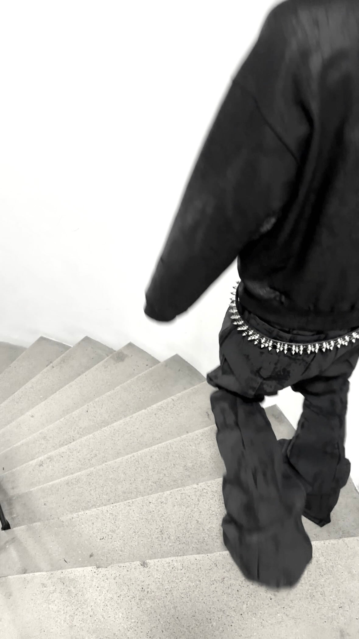 'Nightcore' Spike Rhinestone Belt