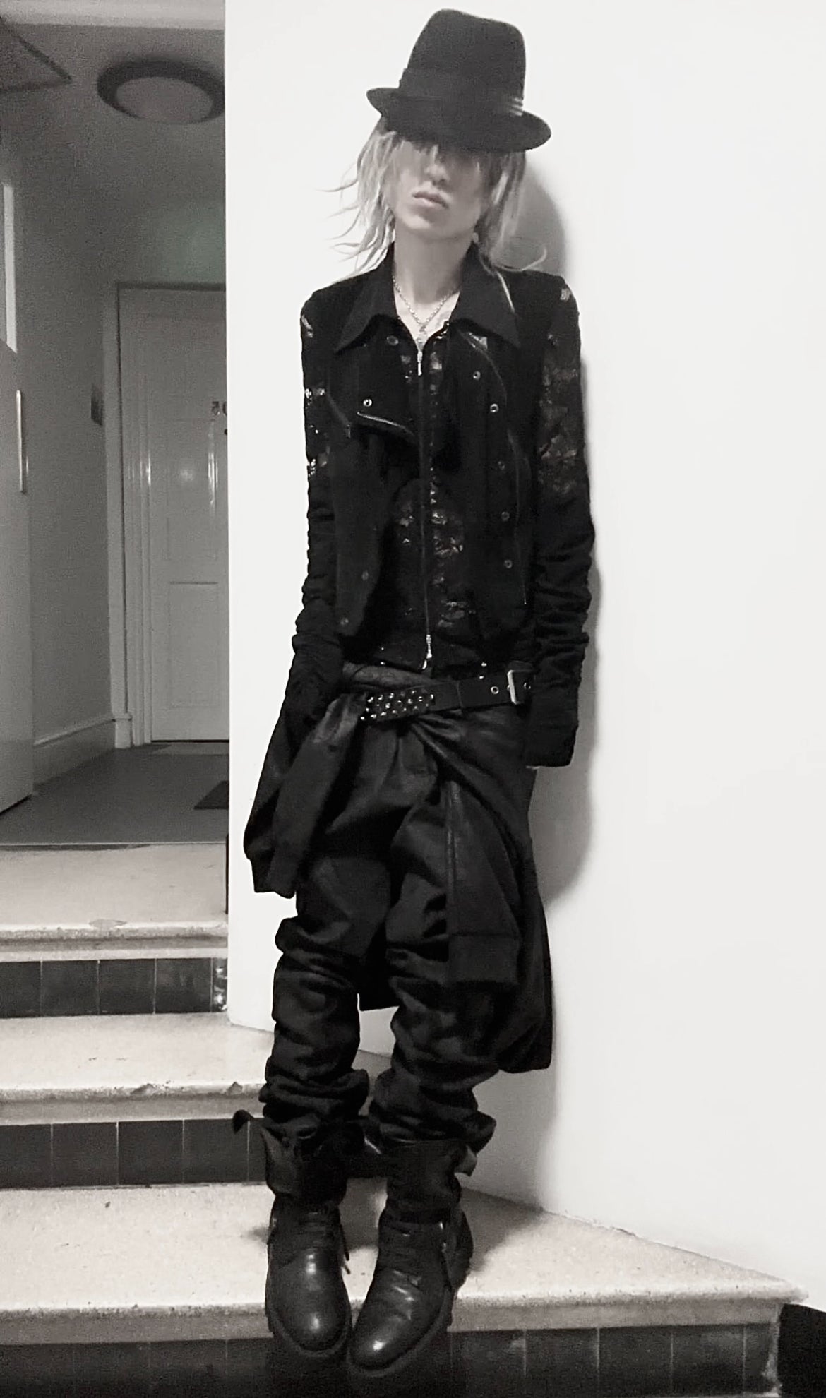 'Nightcore' Waxed Overdyed Slim/Straight Fit Denim