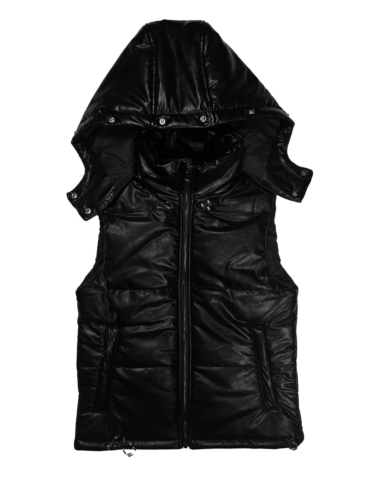 'Nightcore' Waxed Leather Vest