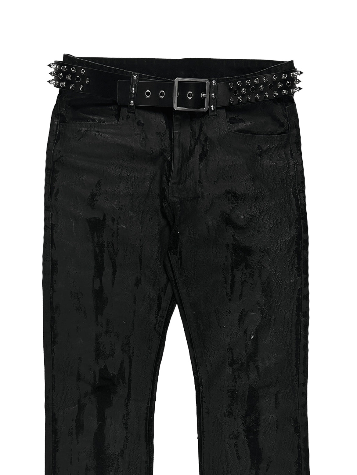 'Nightcore' Waxed Overdyed Slim/Straight Fit Denim